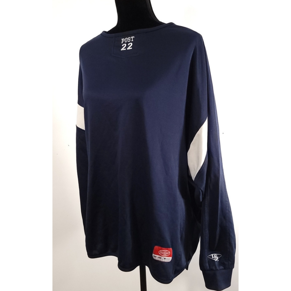 Louisville Slugger Long Sleeve Post 22 Shirt Sz Large